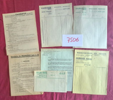 N° 7506 / GUILLER  / lettres entête + fiche 175 Y + fiche type L-70 ORIGAN