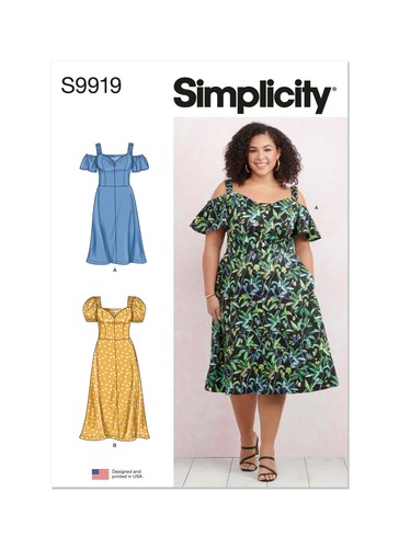 Patron robe simplicity 9919 - robe,