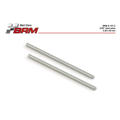 Brm steel axles - 3/32",
