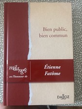Livres Droit Bien Public Bien