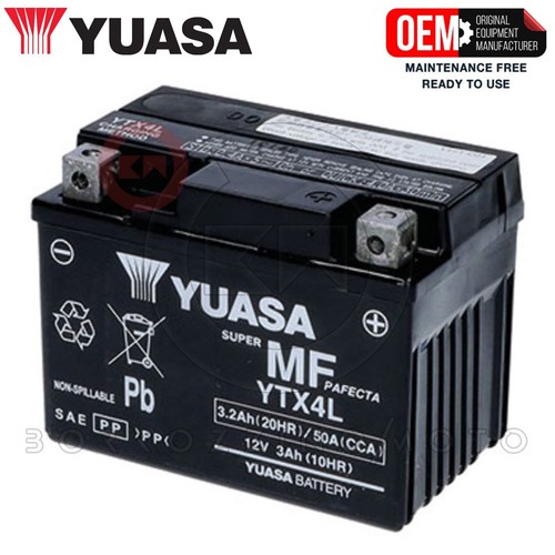 Batterie yuasa ytx4l - batterie,