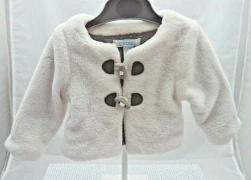 Obaïbi veste fourrure blanche