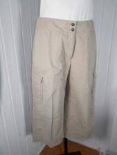 Pantalon court 100% coton beige SAINT JAMES 40/42 multi poches 22juf4
