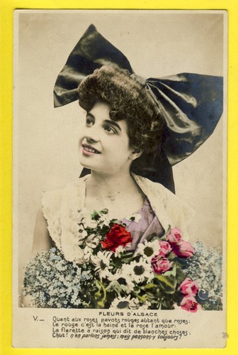 Cpa fantaisie femme française - fantaisie,