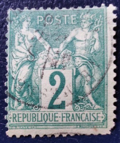 Timbres français 62 2c - français:,