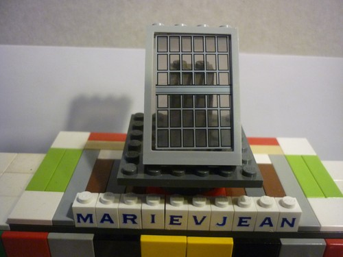 Lego window fenêtre gray - -1x,