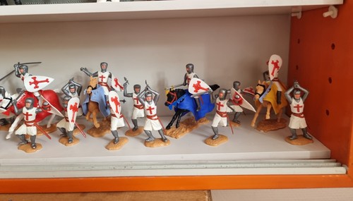Lot figurines chevaliers - lot,