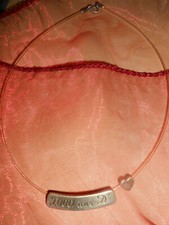 Collier câble en argent massif REMINISCENCE