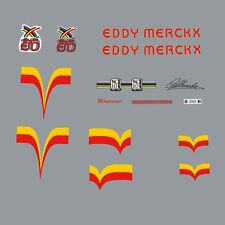 Eddy Merckx 10th Anniversaire bicycle decals, Transferts, Stickers N.900
