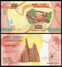 MADAGASCAR Billet 500 ariary -