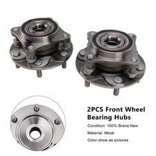 2PCS Front Wheel Bearing Hubs