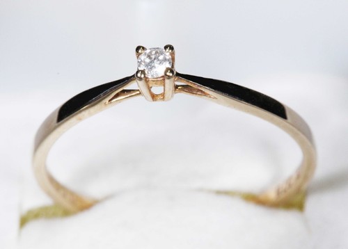 Bague solitaire en or - bague,