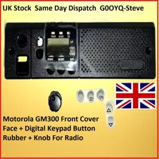 Motorola GM300 Avant Housse Visage + Numérique Clavier Bouton Caoutchouc + Radio