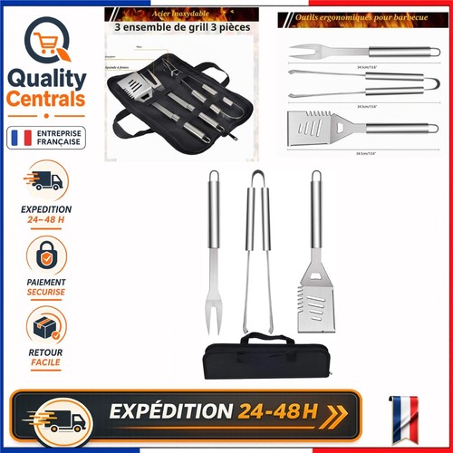 Kit ustensiles barbecue - qh7, 3