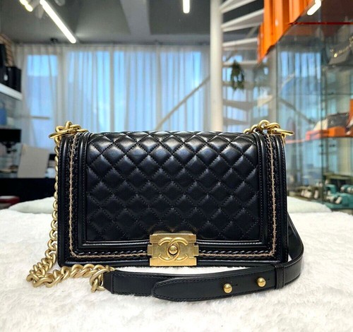 Chanel sac boy cuir - boy,