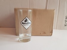 6 verres whisky Black and