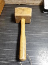 OLD TOOL OUTIL ANCIEN MAILLET DE MENUISIER CHARPENTIER ETABLI ATELIER BOIS