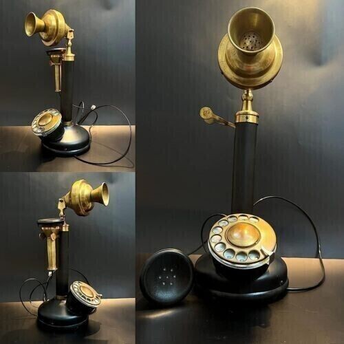 Téléphone cadran rotatif - à,
