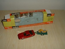 SOLIDO COFFRET 615 - FIAT X I/9 REMORQUE ET MOTO CROSS - ETAT NEUF ET RARE