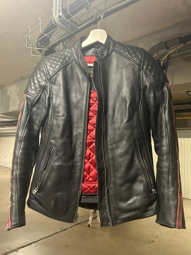 Blouson cuir moto - , femme