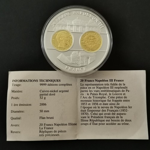Medaille 2006 50mm 52g - medaille,