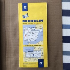 Ancienne carte Routière Michelin 1978 Espagne  Burgos. S. Sebastian n 42
