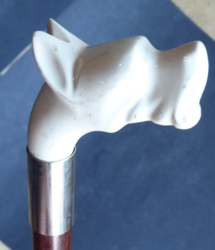 Canne sculptée figurine - canne,