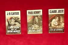 Lot de 3 romans d'espionnage des années 70