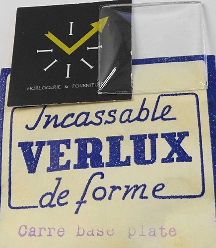 Verre montre carre base - montre, mm