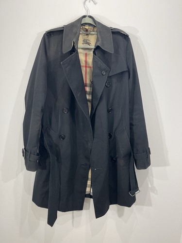 Trench burberry noir - burberry, uk