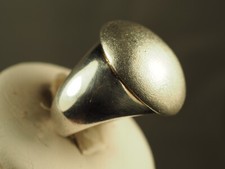 BAGUE VINTAGE COURREGES ARGENT MASSIF SILVER SIGNED RING T54
