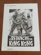 Synopsis Cinéma La Revanche De King Kong Fantastique Sf Science Fiction 