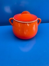 LE CREUSET Petit Chaudron, Cocotte, Marmite, Faitout Orange Fonte TBE
