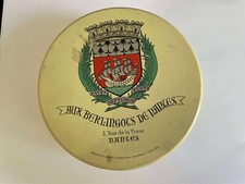 ANCIENNE BOITE EN TOLE PUBLICITAIRE AUX BERLINGOTS DE NANTES LOIRE ATLANTIQUE 44