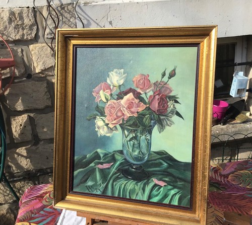 Superb tableau huile sur - superb, toile