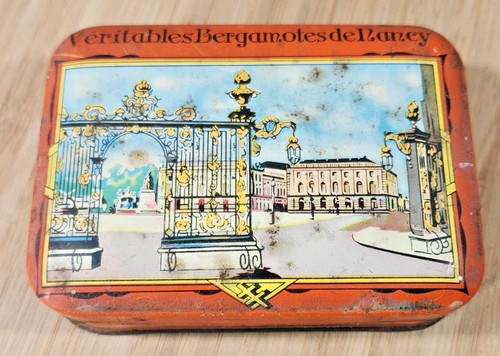 Ancienne boite métal vide
