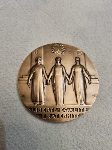 Médaille bronze franc - de,