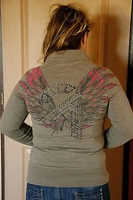 veste gris kaki femme