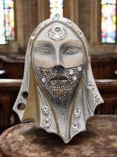  Masque mural vintage en