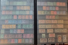 lot de 3 planches timbre France 1900 a 1938, semeuse, merson, mouchon, pasteur