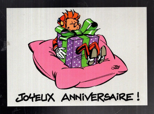 Carte postale spirou joyeux - postale,