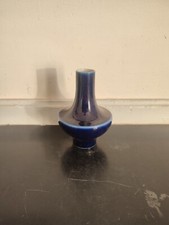 Vase Soliflore en faïence bleu cobalt