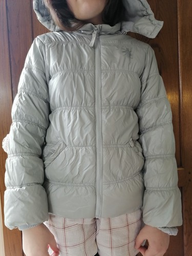 Manteau fille gris - gris, capuche