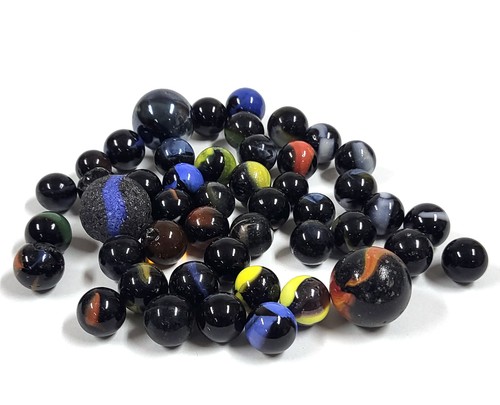 Marbrés vintage verre oeil - vintage, en