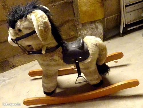 Cheval bascule - cheval, (ane)
