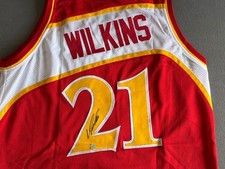 Maillot Signé De Dominique Wilkins Atlanta Hawks Tout Monde Mémorabilia AWM