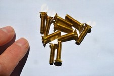 10 Vis à métaux en laiton