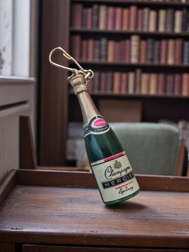 Porte clés vintage - porte-clés, champagne