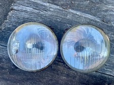 Trois optiques de phares CIBIE années 1950 avec extras Citroën 2cv
