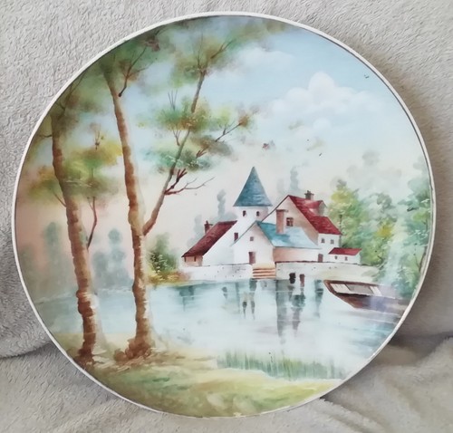 Grand plat porcelaine - plat,